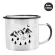 Stainless Steel Camping Coffee Mug Birthday Outdoors Metal Enamel Campfire Custom Milk Enamel Mugs