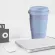 Reusable Tea Cup Mug Wheat Straw Travel Cup With Silicone Cup Lid