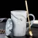 Nordic Zodiac Mug Ceramic Gold Creative Couple Bone China Water Mug Lid Self-Stirring Coffee Mug Canecas Mugs Ab50cu