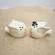 6.2*4*4.2cm Cartoon Hand-Painted Angel Bird Couple Ceramic Spice Bottle Pair Of Home Kitchen Supplies Pepper Salt Shaker