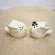 6.2*4*4.2cm Cartoon Hand-Painted Angel Bird Couple Ceramic Spice Bottle Pair of Home Kitchen Supplies Pepper Salt Shaker