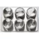 6 Pieces Magnetic Spice Jars Set Stainless Steel Salt And Pepper Spray Shakers Spice Rack Seasoning Box Condiment Container