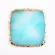 Resin Storage Tray Painted Palette Agate Jewelry Display Plate Necklace Ring Earrings Display Trays Golden Rim Dish Decoration