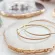 Resin Storage Tray Painted Palette Agate Jewelry Display Plate Necklace Ring Earrings Display Trays Golden Rim Dish Decoration