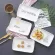Nordic Rectangular Flamingo Ceramic Storage Dessert Tray Breakfast Plate Snack Fruit Plate Tray Decorative Home Organizer