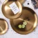 Metal Storage Tray Round Stainless Steel Snack Fruit Cosmetics Jewelry Organizer European Style Dinner Plates Gold Dining Plate