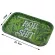Durable Metal Storage Snack Dried Fruit Storage Dessert Food Plate Rectangle Rolling Trays Decorative Dish Tay