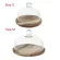 Acacia Wooden Plate For Cake Fruit Dessert Serving Trays Creative Wedding Birthday Party Afternoon Tea Tray With Cover