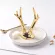 Nordic Ceramic Jewelry Key Organizer Tray Necklace Ring Display Plate Rabbit Flamingo Storage Tray Cactus Antlers Desk Holder