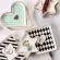 Nordic Mini Heart Shape Ceramic Jewelry Dish Porcelain Plate Handpainted Storage Dish Decorative Tray Table Sauce Saucer