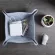 Foldable Storage Box Pu Leather Square for Dice Table Games Key Wallet Coin Box Tray Desk Storages Tray Storage Baskets