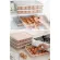 Egg Storage Box Refrigerator Food Storage Box Kitchen Accessories Organizer Fresh Box Dumplings Vegetable Egg Holder Stackable