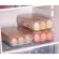Egg Storage Box Refrigerator Food Storage Box Kitchen Accessories Organizer Fresh Box Dumplings Vegetable Egg Holder Stackable
