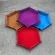 Enipate 1PC Foldable Hexagon Pu Leather Dice Tray Velvet Cloth Dice Table Games Desk Folding Storage Box Table Decor