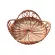 Handmade Rattan Weaving Round Storage Basket Fruit Dish Wicker Bread Food Basket Kitchen Picnic Bread Sundry Mini Container