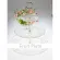 European Three-Layer Plastic Plate Wedding Party Storage Trays Cake Stand Fruits Snack Food Plates Holder Rack Vanity Tray Decor