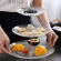 European Three-Layer Plastic Plate Wedding Party Storage Stand Fruits Snack Food Plate Holder Rack Vanity Tray