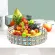 25cm Rhinestone Crystal Cosmetics Storage Tray Home Dessert Holder Snack Candy Fruit Dish