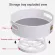 New Serving Tray Platter Rotating Storage Tray Cosmetic Food Cutlery Organizer Divider Food Preservation Rolling Traying
