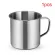 1/6pcs 304 Stainless Steel Travel Camping Mug Drinking Beer Coffee Tea Handle Cup Stainless Steel Durable Handle Design Portable