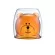 250ml Glass Mugs Cute Bear Cat Animal Double Wall Glass Mug Double-Layer Glass Milk Mug Coffee Cup