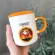 Cartoon Cute Ceramic Cup with Lid and Spoon Office Mug Coffee Cup