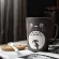 TOTORO Theme Milk / Coffee Mugs with Cover and Spoon Pure Color Mugs Cup Kitchen Tool