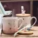 Lovely Rabbit Ity Coffee Mugs Grace Color Cartoon Ceramics Latte Milk Fruice Tea Cups With Cover Spoon