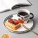 Ceramic Mug Camouflage Mug Condensed Coffee Mugs Cafe Tea Breakfast Milk Cups Water Cup Saucer Suit with Dish Set