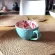 Ins Defect Retro Creative Nordic Embossed Personality Cemeter Creal Breakfast Milk Coffee Cup Kawaii Mug