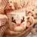 Ceramic Mug Creative Coffee Cup With Lid And Spoon Tea Milk Cups Child Elk Mugs Kids Red Pink Couple Cups