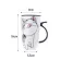 600ml Cartoon Creative Cat Milk Coffee Mug for Tea Porcelain Travel Cup Large Capacity Ceramic Nice S