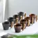 Japanse-Steyle Vintage Ceramic Coffee Mug Tumbler Rust Glaze Tea Milk Beer Mug with Wood Handle Water Cup Home Office Drinkware