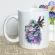 Mayrey Custom Photo Lion Printing Mug Watercolor Lion Picture Mug 11oz Beer Mug With Photo Coffee Cup