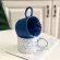 Big Earring Cup Nordic Coffee Mug Big Handle Ceramic Mugs With Dots Home Office Water Tea Cups Milk Cup