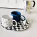 Big Earring Cup Nordic Coffee Mug Big Handle Ceramic Mugs With Dots Home Office Water Tea Cups Milk Cup