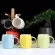 390ml Ceramic Milk Mugs Travel Coffee Mug Coffee Mugs Funny Mugs Travel Mug Tazas De Ceramica Creativas Flower Teacup X005