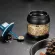 260ml Seasoning Jar Oil Honey Salt Spice Container Condiment Bottle with Spoon with Exquisite Craft It has Smooth Sides and Corn