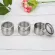 6pcs/set Magnetic Spice Jars With Wall Mounted Seasoning Box Magnetic Dustproof Visible Stainless Steel Spice Organizer Rack