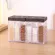 6pcs/set Transparent Kitchen Spice Jar Rack Seasoning Box Salt And Pepper Sprayer Container Kitchen Spice Storage Bottle Tools