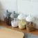 Plastic Seasoning Rack Jar Spice Pots Salt Tins Spice Storage Container Pepper Seasoning Kitchen Jar With Spoon Kitchen Supplies