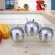 3PCS/Set Bridge Stainless Steel Seasoning Pot Spice Salt Sugar Bowl Pepper Ajinomoto Jar Container Bottle Storage Can