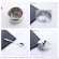 3pcs/set Bridge Stainless Steel Seasoning Pot Spice Salt Sugar Bowl Pepper Ajinomoto Jar Container Bottle Storage Can