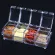 4Box Kitchen Seasoning Bottle Set Salt Box Sugar Pot Pepper Jar Spice Continers Convenuent Racks Dish Plastic Storage Box Case