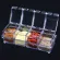 4box Kitchen Seasoning Bottle Set Salt Box Sugar Pot Pepper Jar Spice Containers Condiment Racks Dish Plastic Storage Box Case