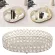 Golden Delicate Jewelry Storage Glass Mirror Base Bedroom Desk Cosmetic Decorative Organize Plate Tray