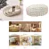 Golden Delicate Jewelry Storage Glass Mirror Base Bedroom Desk Cosmetic Decorative Organize Plate Tray