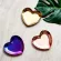 Heart-Shaped Jewelry Ring Storage Holder Chain Earrings Candy Nuts Organization Home Decoration Storage Plate