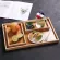 Wooden Bamboo Serving Tray Tea Cup Saucer Trays Fruit Plate Storage Pallet Plate Decoration Japanese Food Rectangular Plate