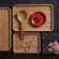 Wooden Bamboo Serving Tay Tea Cup Saucer Tays Fruit Plate Storage Pallet Plalet Decoration Japanse Food Rectangular Plate